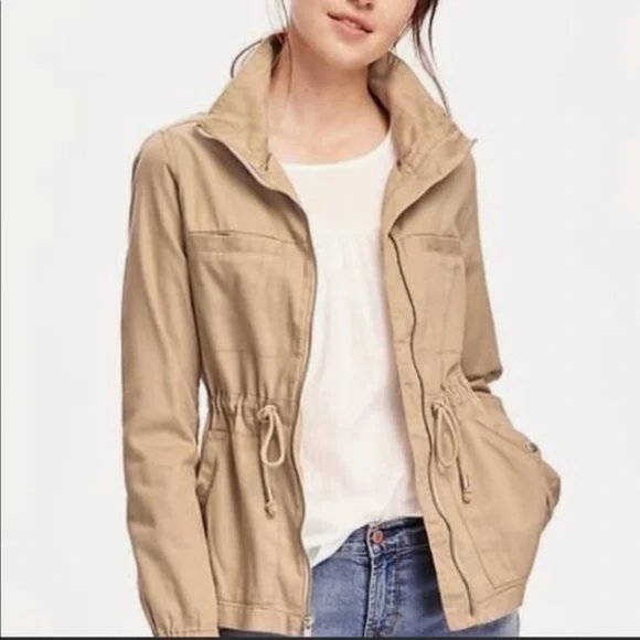 Old Navy Khaki Cargo Utility Jacket - Picture 3 of 8